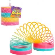 Slinky the Original Walking Spring Toy, Plastic Rainbow Giant Slinky, Kids Toys for Ages 5 Up by Just Play
