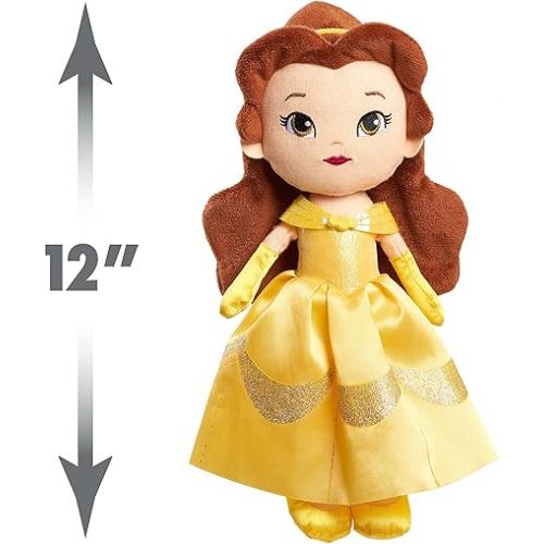  Disney Princess So Sweet 12-Inch Plush Belle in Yellow Dress, Beauty and the Beast