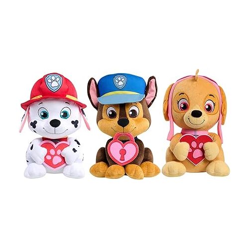  Just Play Paw Patrol Lots of Love Marshall Large Plush Stuffed Animal, 12-inches, Kids Toys for Ages 3 Up