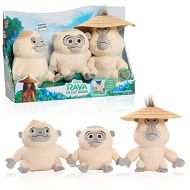 Disney Raya and the Last Dragon Chattering Ongis Plush, 3 piece set, connecting stuffed animals with sound, by Just Play