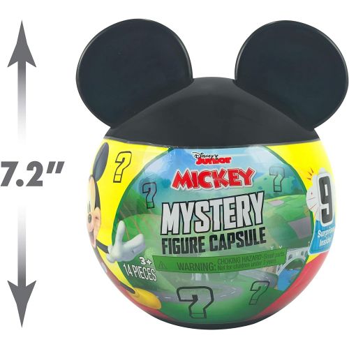  Disney Junior Mickey Mouse Mystery Figure Capsule, 9 pieces inside, Amazon Exclusive, by Just Play