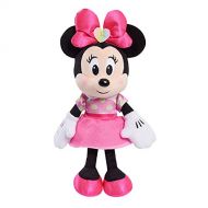 Disney Junior Minnie Mouse 8 Inch Small Hearts Minnie Mouse Beanbag Plush, Minnie Mouse In Pink Heart Dress, Stuffed Animal, by Just Play