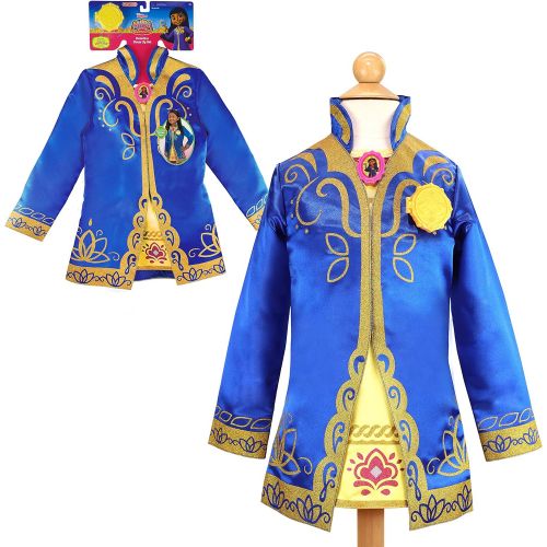  Disney Junior Mira, Royal Detective Mira Detective Dress Up Set, Size 4 6X, Kids Pretend Play Costume, by Just Play