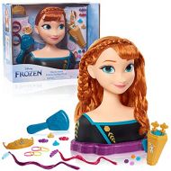 Disney’s Frozen 2 Queen Anna Deluxe Styling Head, 18 pieces, by Just Play, Multi color