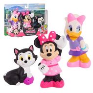 Disney Junior Minnie Mouse 3 Pack Bath Toys, Figures Include Minnie Mouse, Daisy Duck, and Figaro, Amazon Exclusive, by Just Play