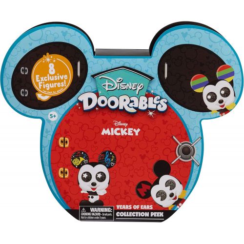  Just Play Disney Doorables Mickey Mouse Years of Ears Collection Peek, Includes 8 Exclusive Mini Figures, Styles May Vary