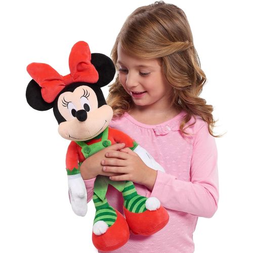  Disney Holiday 18 inch Large Plush, Minnie Mouse, by Just Play