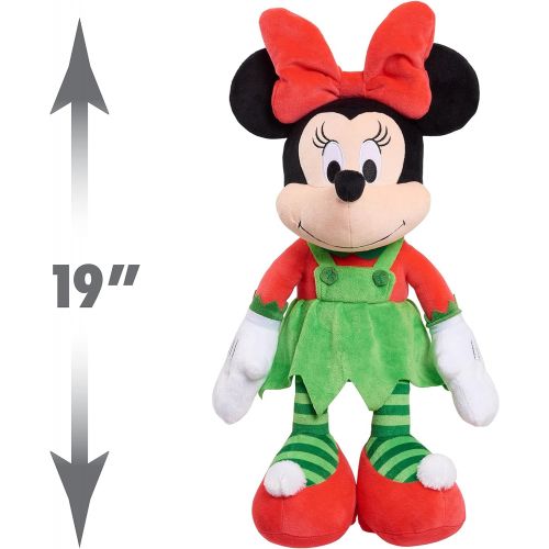  Disney Holiday 18 inch Large Plush, Minnie Mouse, by Just Play
