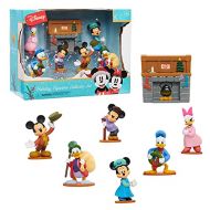 Just Play Disney Holiday Figurine Collector Set, 7 Piece Set from Mickey Mouse’s Christmas Carol, Includes Mickey Mouse, Minnie Mouse, Mortie Mouse, Donald Duck, Daisy Duck, Scroog