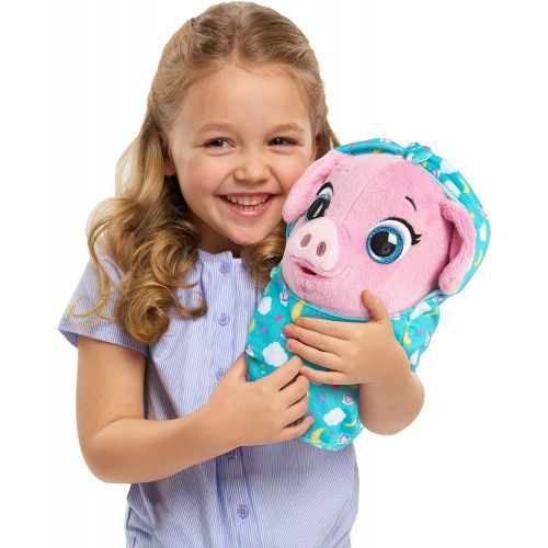  Just Play Disney Jr T.O.T.S. Cuddle & Wrap Plush, Pearl The Piglet
