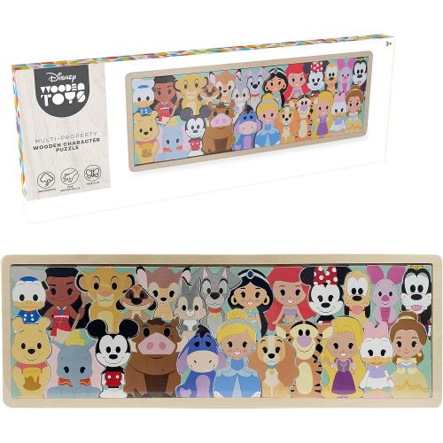  Disney Wooden Toys Character Puzzle, 25-Pieces, Amazon Exclusive, by Just Play