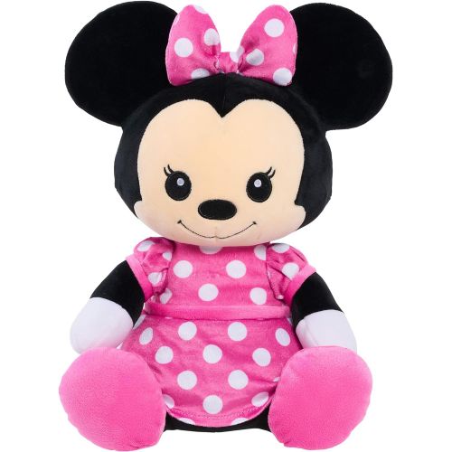  Disney Classics 14-Inch Minnie Mouse, Comfort Weighted Plush Animals for Kids Sensory Toys, by Just Play