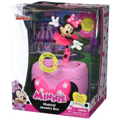  Minnie 88870 Bow-Tique Musical Jewelry Box Role Play, Pink