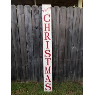 JustPlumKrazy Porch Sign,Fall Sign,Double Sided Porch Sign,Christmas Sign,Vertical Porch Sign,Reversible Porch Sign,Rustic Porch Sign, Distressed Sign