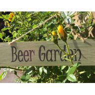 JustSigning Garden Gifts for a garden party, Beer Garden sign to enhance a beautiful garden and set the scene for a garden of fun.