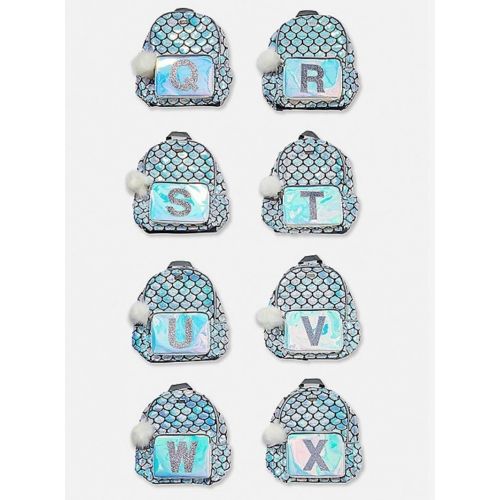  Justice Mermaid School Backpack Initial (Letter T)