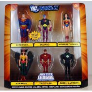 DC Universe Justice League Unlimited Exclusive Action Figure 6Pack Justice League Eclipsed Superman, Wonder Woman, Hawkgirl, The Flash, Green Lantern Eclipso