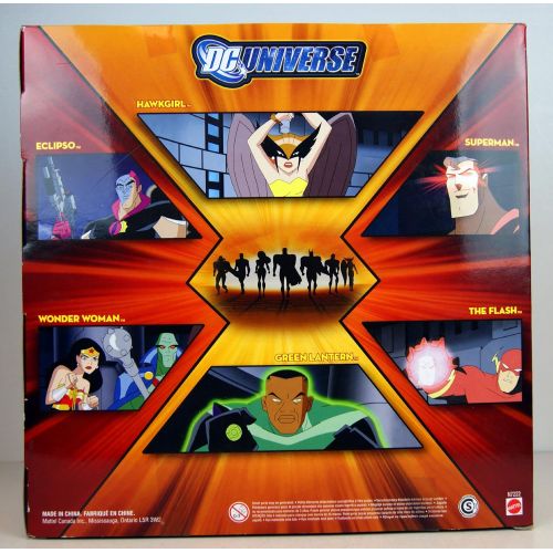  DC Universe Justice League Unlimited Exclusive Action Figure 6Pack Justice League Eclipsed Superman, Wonder Woman, Hawkgirl, The Flash, Green Lantern Eclipso