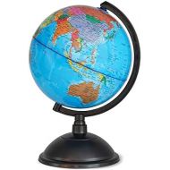[아마존베스트]Juvale World Globe for Kids - 8 Inch Globe of World Perfect Spinning Globe for Kids, Geography Students, Teachers and More.
