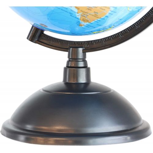  [아마존베스트]Juvale World Globe for Kids - 8 Inch Globe of World Perfect Spinning Globe for Kids, Geography Students, Teachers and More.