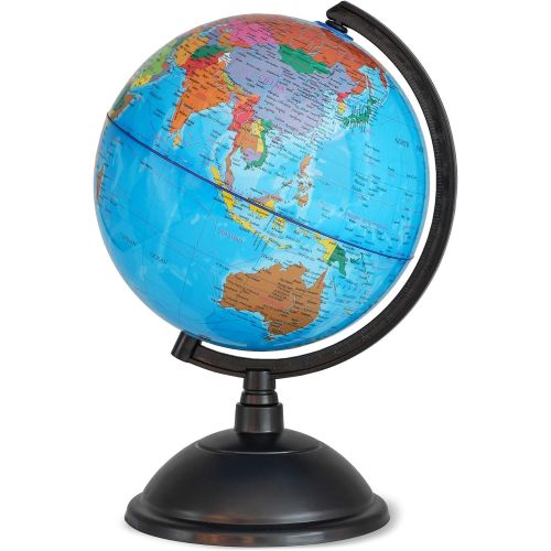  [아마존베스트]Juvale World Globe for Kids - 8 Inch Globe of World Perfect Spinning Globe for Kids, Geography Students, Teachers and More.