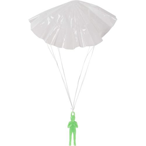  [아마존베스트]Mini Parachute Army Men - 12-Pack Glow in the Dark Paratrooper with Parachute Toy Set, Airborne Light-Up Action Figure for Kids, Gifts, Military Themed Party Favors, Goody Bag Stuf