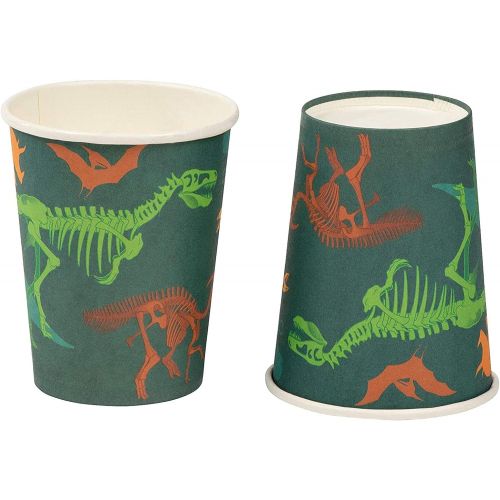  Juvale Dinosaur Party Bundle, Includes Plates, Napkins, Cups, and Cutlery (24 Guests,144 Pieces)