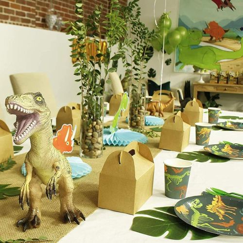  Juvale Dinosaur Party Bundle, Includes Plates, Napkins, Cups, and Cutlery (24 Guests,144 Pieces)