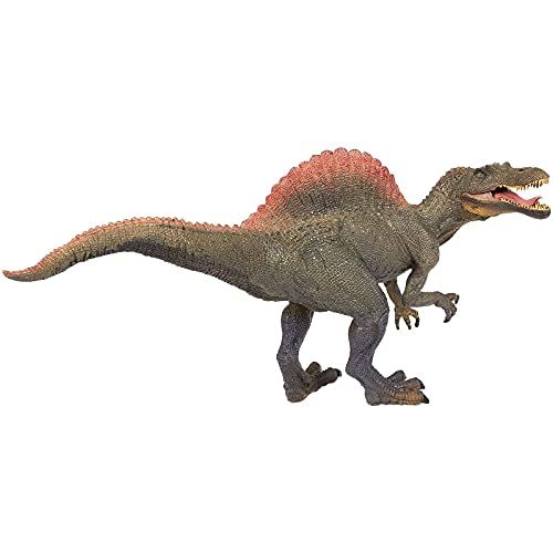  Juvale Dinosaur Toy Spinosaurus Figurine with Movable Jaw - Realistic Plastic Toy Dinosaur Figure for Children, Themed Parties, Decorations, Green - 11.5 x 6 x 3.5 Inches