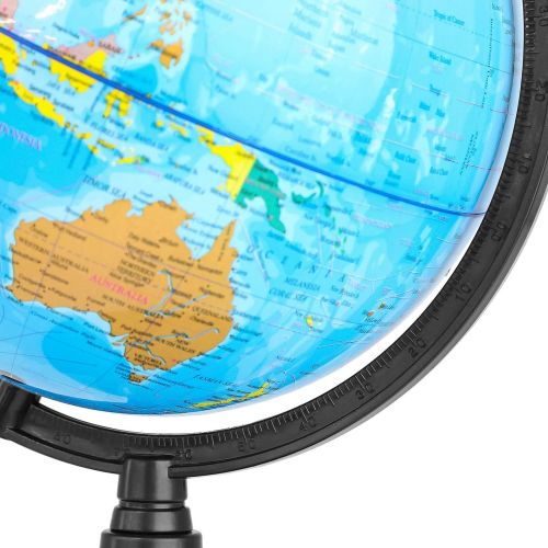  [아마존베스트]Juvale World Globe for Kids - 8 Inch Globe of World Perfect Spinning Globe for Kids, Geography Students, Teachers and More.