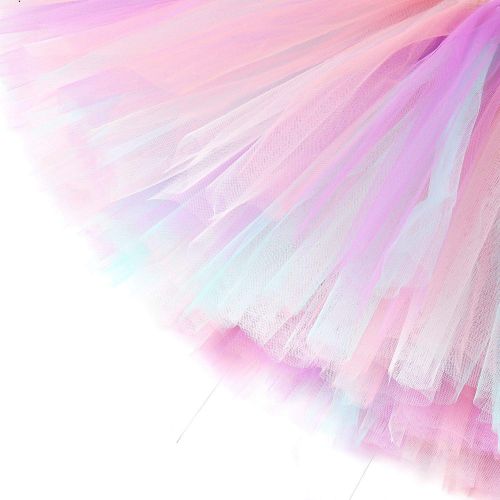  Jxstar Flower Unicorn Costume for Girls Pageant Princess Tutu Party Dresses