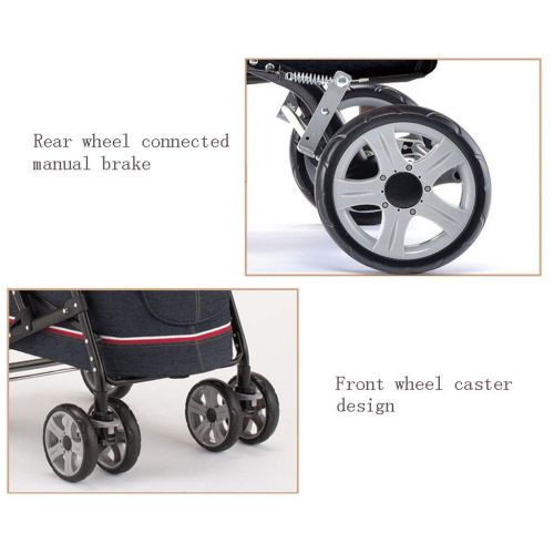  Jzmaio A32 Pet Stroller Animal Trolley Four-Wheeled Cart Foldable Pet Buggy Pushchair for Dogs/Cats Sports Car. Dog cart