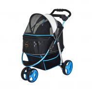 Jzmaio A32 Pet Stroller Multi-Function Foldable Tear-Resistant Cat and Dog Multi-pet Stroller One-Button Car. Dog cart
