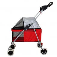 Jzmzt Pet Stroller Dog Stroller cat Stroller pet car Small Folding Light Outdoor Wagon Aged pet car pet Special Products