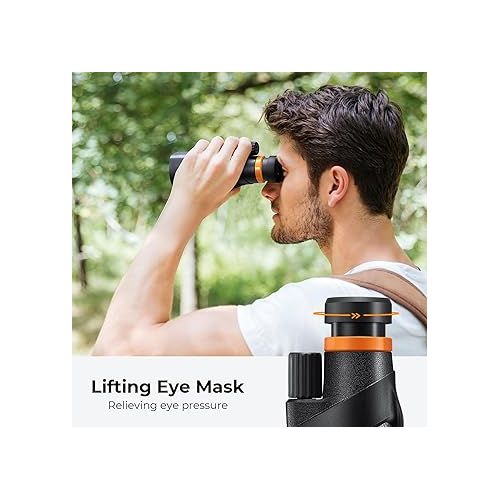  K&F Concept® 80x100 Monocular-Telescope for Adults, High Powered with Smartphone Adapter & Tripod, with BAK4 Prism and FMC Lens, for for Bird Watching Hunting Hiking Camping Travelling