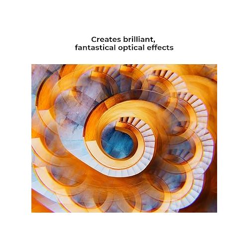  K&F Concept 77mm Kaleidoscope Filter, Special Effects Filter Prism Crystal Glass with Multi Refraction Subjects for Camera Lens