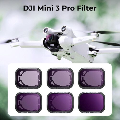  K&F Concept ND Filter Kit for DJI Mini 3 Pro with Propellers (6-Pack)