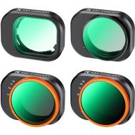 K&F Concept Nano-X Series Filter Kit with Green Coating for DJI Mini 4 Pro (4-Pack)