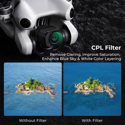  K&F Concept Nano-X Series Filter Kit with Green Coating for DJI Mini 4 Pro (4-Pack)