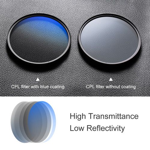  K&F Concept Classic Series Slim Multicoated Circular Polarizer Filter (77mm)