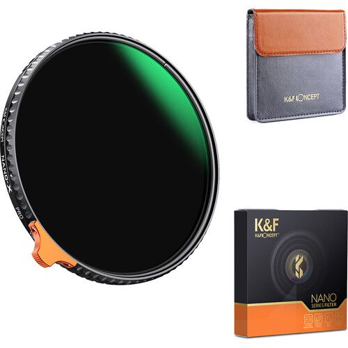  K&F Concept Nano-X Pro Variable ND2-ND400 Filter (49mm, 1-9 Stop)