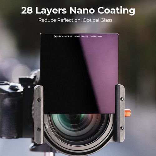  K&F Concept Nano-X Series ND32000 ND Filter (100 x 100mm, 15-Stop)