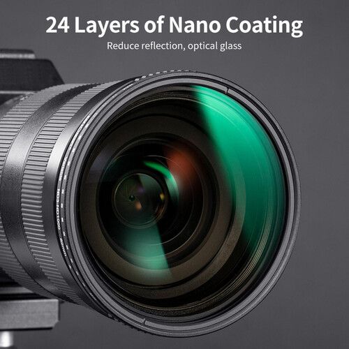  K&F Concept Nano-D Series Variable ND3-ND1000 Filter (58mm, 1.5-10 Stops)