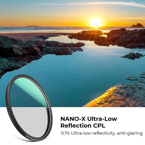  K&F Concept Nano-X Series Ultra-Low Reflection CPL Filter (95mm)