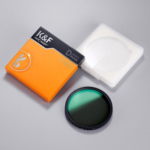  K&F Concept Nano-D Series Variable ND3-ND1000 Filter (52mm, 1.5-10 Stops)