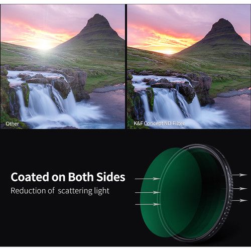  K&F Concept ND8-ND2000 Nano-D Variable ND Filter with Multi-Resistant Coating (43mm)