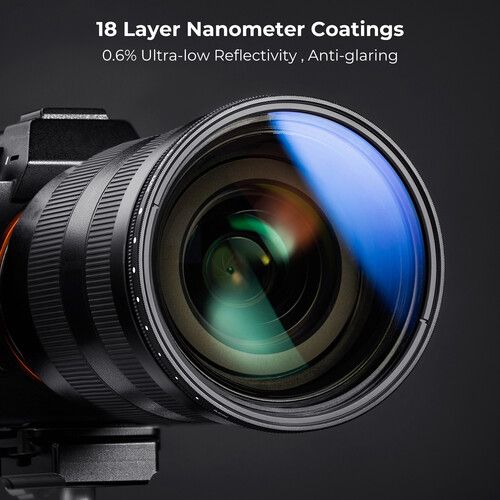  K&F Concept C-Series ND2-ND2000 Lens Filter (72mm, 1 to 11-Stop)