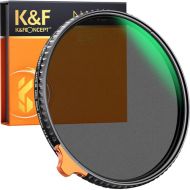 K&F Concept 77mm Black Mist 1/4 with ND2-ND32 (1-5 Stop) Variable ND Filter