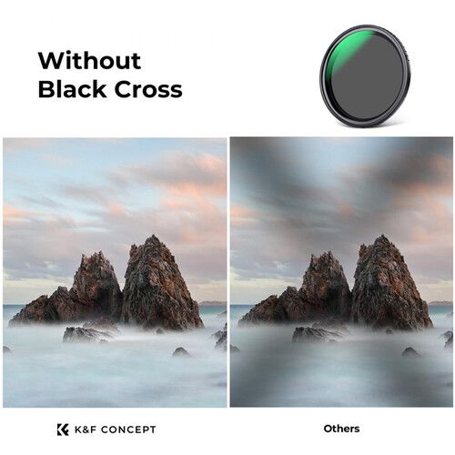  K&F Concept 58mm Nano X-Pro Magnetic ND2-32 (1-5 Stop) Variable Neutral Density Filter