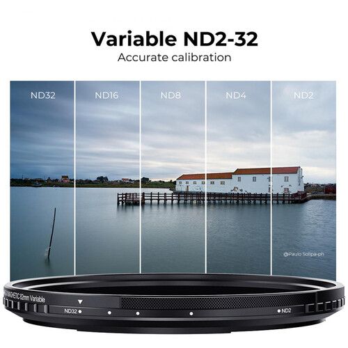  K&F Concept 58mm Nano X-Pro Magnetic ND2-32 (1-5 Stop) Variable Neutral Density Filter